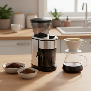 Moulin à café électrique YIDA 160g 150W avec lames en acier inoxydable, usage domestique, classe énergétique A+++, - Product Image 1