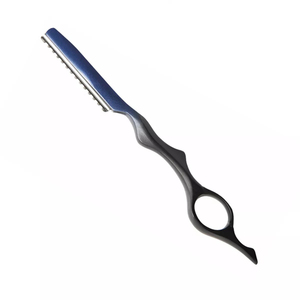 Navaja de Peluquería Profesional de Acero Inoxidable para Estilizar Cabello Negro, Navaja de Entresacar Estilo Pluma para Cortar y Dar Forma al Cabello - Product Image 6