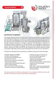 Máquina automática de refinación de plata con componentes de motor y núcleo de motor Máquina de refinería de plata - Product Image 2