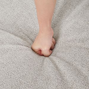 Moderna ciniglia imbottita 1 posto divano bianco divano soggiorno divano con chiodi e braccioli - Product Image 5