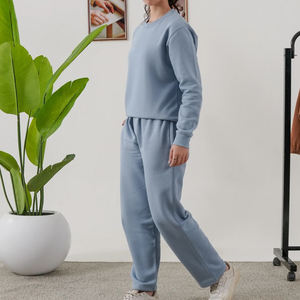 Conjunto de Sudadera con Capucha Oversize Unisex Personalizado y Pantalón de Chándal de Dos Piezas para Descanso al por Mayor - Product Image 3