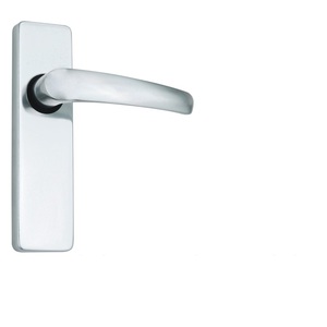 Poignée de porte à levier rectangulaire en acier inoxydable de style industriel moderne pour les portes intérieures/extérieures de cuisine, chambre, salle de bain et salon - Product Image 2