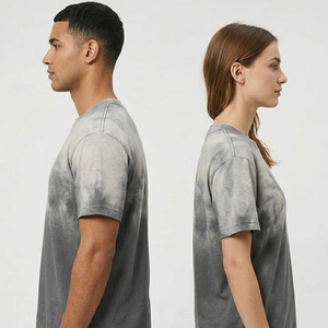 Oversized Tie-Dye Short Sleeve T-Shirt Men Women 100% Cotton Washed Tee Shirt Unisex Summer Style Dye Wash <b>TShirts</b> Men Women - Product Image 3