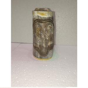 Jarra de Cuerno Vikinga de la Mejor Calidad, Diseño Animal, Material Orgánico, Jarra de Cuerno de Búfalo Natural, Jarra Vikinga para Beber - Product Image 3