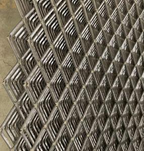 Grillage métallique galvanisé pour façades de bâtiments, tôle métallique galvanisée à mailles étirées de précision, grillage galvanisé pour passerelles et plateformes - Product Image 5