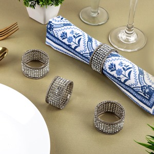 Elegante Anillo de Servilleta de Metal, Adorno Decorativo para Mesa de Eventos, para Banquetes, Hoteles, Bodas, Cenas, Colección de Accesorios para Eventos - Product Image 1