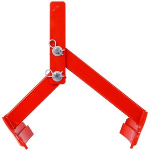 Sollevatore per Fusti in Acciaio Sicuro e Affidabile, Capacità di Carico 1100 Libbre (WLL), Colore Rosso - Product Image 4