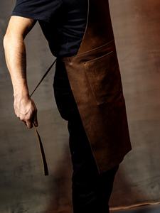 Adult Size Adjustable Fashion Adult Bibs <b>Cross</b> <b>Back</b> <b>Apron</b> With Pockets Quality Best LPN-0024 - Product Image 5