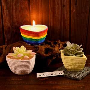 Retro Style Ceramic Clay Bowl Candle Aromatherapy Storage Gypsum <b>Resin</b> Candle <b>Silicone</b> <b>Mold</b> - Product Image 3