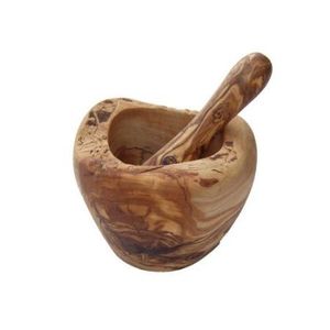 Wholesale Factory Sale Handmade Wood Mortar Pestle Set Eco-Friendly Durable Modern Design High Quality <b>Herb</b> Spice <b>Grinder</b> for - Product Image 4