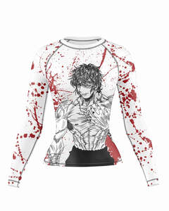 Rashguard OEM ODM Rashguard pour hommes, imprimé par sublimation, en spandex, Rashguard BJJ, Rashguard de gym, Rashguard de surf, Rashguard de plongée, Chemises de compression MMA - Product Image 4