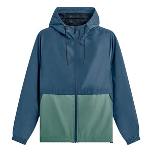 Custom Outdoor <b>Men</b> Lightweight Windbreaker Hooded <b>Jacket</b> With Mesh Lining Wholesale High Quality <b>Running</b> Climbing Hiking Coat - Product Image 1