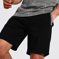 Setelan Celana Pendek Kasual Musim Panas Pria dengan Kaos Lengan Pendek, Setelan Olahraga 2 Potong Bahan Rajut Polyester/Katun, Merek Pinco Sports