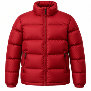 Eco-Friendly Quick Dry <b>Waterproof</b> <b>Warm</b> Winter Puffer Jacket for MenFashion Style Solid Color Streetwear - Product Image 1