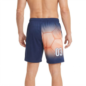 <b>Men</b> Soccer <b>Shorts</b> <b>Elastic</b> <b>Waist</b> <b>Men's</b> Football <b>Shorts</b> Sublimation Printed Custom Logo Embroidered <b>Mens</b> Soccer <b>Shorts</b> - Product Image 2