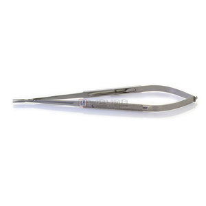 Portaagujas Micro de 18.5 cm Jacobson para Instrumentos Médicos con Mordazas Rectas TC, Mecanismo de Bloqueo Manual, Mango con Estándar de Seguridad MOL - Product Image 1