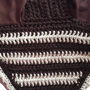 Handmade Crochet Horse Bonnet with Noise Reduction Ears soft stuff latest design Comfortable <b>Fly</b> Protection Gear Horse Bonnet - Product Image 4