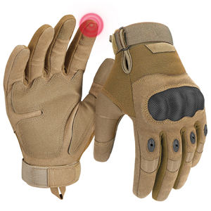 Guantes de Motociclismo de Cuero de Alta Calidad, Último Modelo, con Palma de Silicona y Protección Táctil para Pantalla Completa - Product Image 2