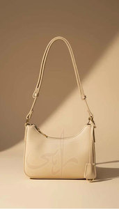 Sacs à main pour femmes en cuir véritable légers et durables avec logo personnalisé, fermeture éclair, bandoulière imperméable, vente chaude, fabriqués au Pakistan - Product Image 5