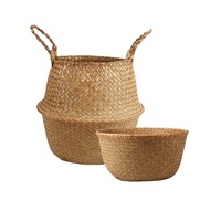 Paniers polyvalents: PANIERS DE VENTRE EN MER fabriqués à la main du Vietnam Vente en gros Bonne affaire Stockage de la lessive Pots de plantation