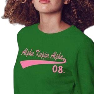 Sudadera Verde Oscuro con Cuello Redondo y Gráfico Rosa, Sudadera Casual de Invierno de Manga Larga de Algodón y Felpa para Mujer - Product Image 2