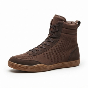 Zapatos de Boxeo Personalizados para Hombre y Mujer, Ligeros, Transpirables, de Caña Alta, Calzado de Entrenamiento con Suela Flexible Antideslizante para Boxeo y Gimnasio - Product Image 5