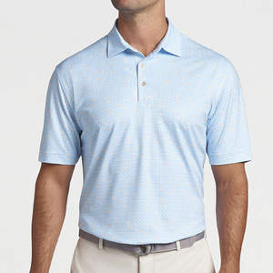 Camisetas Polo Personalizadas al por Mayor para Hombre, Camisetas de Golf Casuales Blancas con Logotipo Bordado Estilo Hip Hop, Tallas Grandes, con Tecnología de Absorción de Humedad - Product Image 5