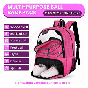 Water Resistant Soccer <b>Backpack</b> Top Selling Soccer <b>Backpack</b> Quick Dry All Weather Use Soccer <b>Backpack</b> - Product Image 3