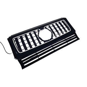 Nuova Griglia LED Stile GT con Lamelle Verticali per <span class=keywords><strong>Mercedes</strong></span> Classe G W463 2004-<span class=keywords><strong>2018</strong></span>, Materiale ABS, Installazione Diretta, Cina - Product Image 5