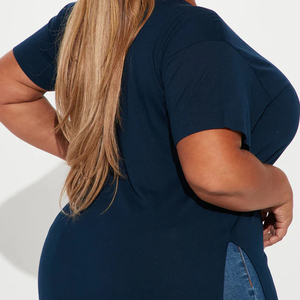 Collection d'été, nouveau style, t-shirt pour femme en coton à manches courtes, imprimé personnalisé, mode streetwear décontractée, fabriqué au Pakistan - Product Image 6