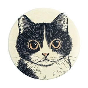 Posavasos de corcho redondo con bandeja de corcho Circular Natural de estilo clásico de Venta caliente con el último diseño esteras y almohadillas de espesor de tamaño OEM - Product Image 1