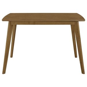 Retro Chestnut Dining <b>Table</b> with Angled <b>Legs</b> Vintage Style Furniture - Product Image 3