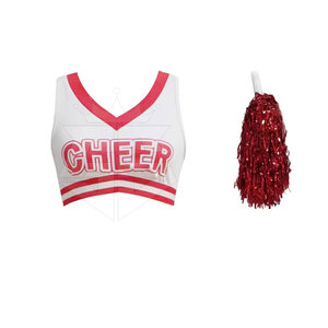 Ensemble d'uniformes de cheerleading personnalisés OEM pour adolescentes, en spandex/polyester, équipement d'entraînement - Product Image 1