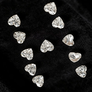 Diamant CVD en vrac de forme cœur, cultivé en laboratoire, de 40 à 99 cents, non certifié, approvisionnement en gros pour les grossistes et importateurs mondiaux de diamants - Product Image 5