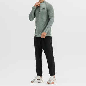 Best Quality Half <b>Zip</b> Top Custom Design Half <b>Zip</b> Top Soft Stretch Fabric For Casual And Active Lifestyle - Product Image 1