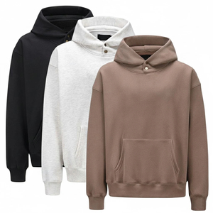 Sudadera con Capucha de Lujo Tallas Grandes 100% Algodón, Unisex, Corte Holgado, Suave, Transpirable, Estilo Casual Urbano Esencial - Product Image 4