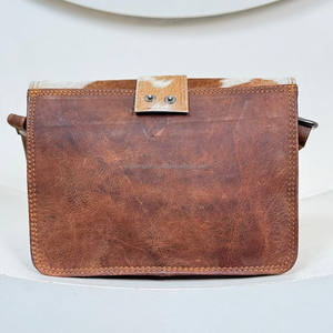 High Quality Custom Wholesale Women <b>Large</b> Square Real Cowhide Handbags Vintage Genuine Leather Crossbody Shoulder Bag for Ladies - Product Image 5