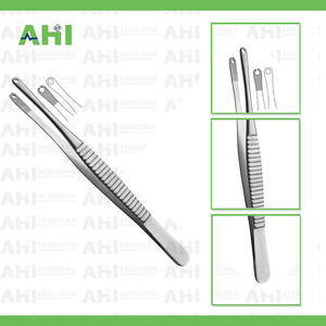 Pinzas de Sutura Manuales AHI, Rectas, de Acero Inoxidable, Certificación CE Clase I, Instrumento Quirúrgico, Uso en UCI, Modelo de Calidad Premium - Product Image 4