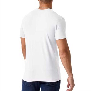 T-shirts pour hommes à bas prix avec logo personnalisé, à manches courtes, respirants, en coton uni, décontractés, nouvelle arrivée - Product Image 1