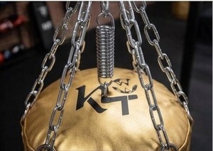 Sac de frappe K4 en cuir PU vert, robuste, écologique, réglable en hauteur, pour la boxe et le kickboxing, remplissage de sable, pour l'entraînement en salle de sport pour adultes - Product Image 6