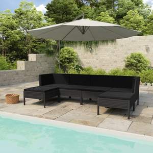 Ensemble de meubles de jardin noirs - Product Image 1