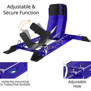 GRAND PITSTOP - Soporte Universal para Motocicleta, para Remolque, Completamente Ajustable, Desmontable y Plegable - Product Image 5