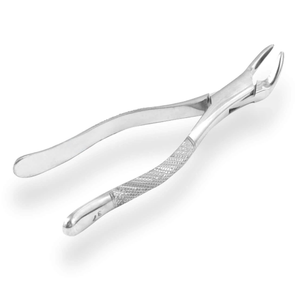 Pinzas de Extracción Quirúrgicas Dentales Manuales de Acero Inoxidable # Instrumento Profesional Ergonómico para Extracción de Dientes Molares Inferiores 37 - Product Image 1