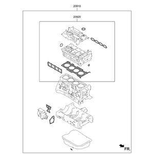 G70 ปะเก็นและซีลใหม่ 209102CA03 - Product Image 2