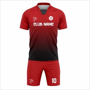 Soccer Team Uniform Custom Football Jersey Shorts Premium Quick Dry Sportswear Factory Wholesale Supplier - Product Image 2