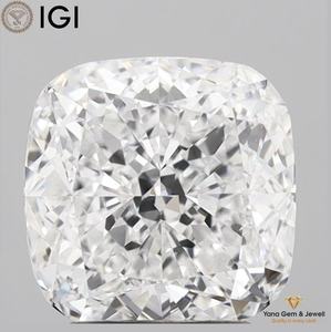 Diamant de laboratoire CVD de 2,50 carats avec certificat IGI, couleur D, clarté VVS2, taille coussin carrée, pour sertissage personnalisé - Product Image 1