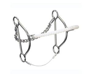 Nuevo Bridón Hackamore Western para Caballo con Cuerda y 6 Patillas, Personalizable, de Acero Inoxidable - Product Image 3