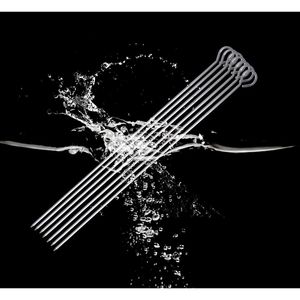 Lot de 12 brochettes carrées en acier inoxydable de 12 pouces, accessoires de barbecue pour grillades et cuisson en extérieur - Product Image 2