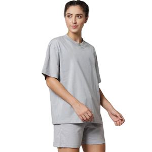 Listo para enviar, conjunto doble de estilo callejero para mujer, conjunto doble para mujer, estampado gráfico, ropa informal transpirable, conjunto doble para las estaciones de verano - Product Image 2