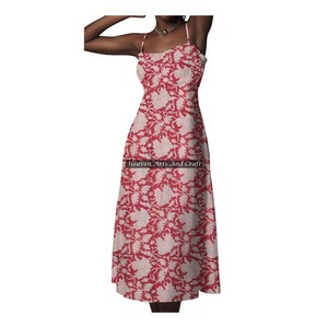 New Custom Made Block Printed Cotton Sleeveless Spaghetti Strap <b>Dress</b> Hand Block Printed Women Causal Cotton Wear Hand Printed - Product Image 3